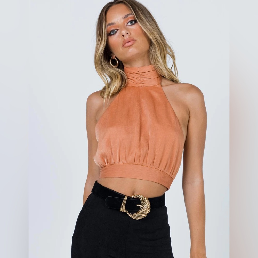 Princess Polly Orange Paityn Top